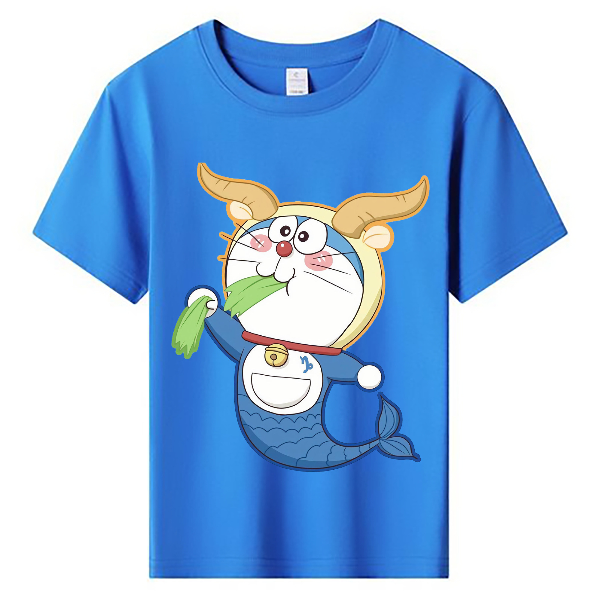 （画像用） ドラえもん Doraemon 綿100％キッズTシャツ（フロントプリント）